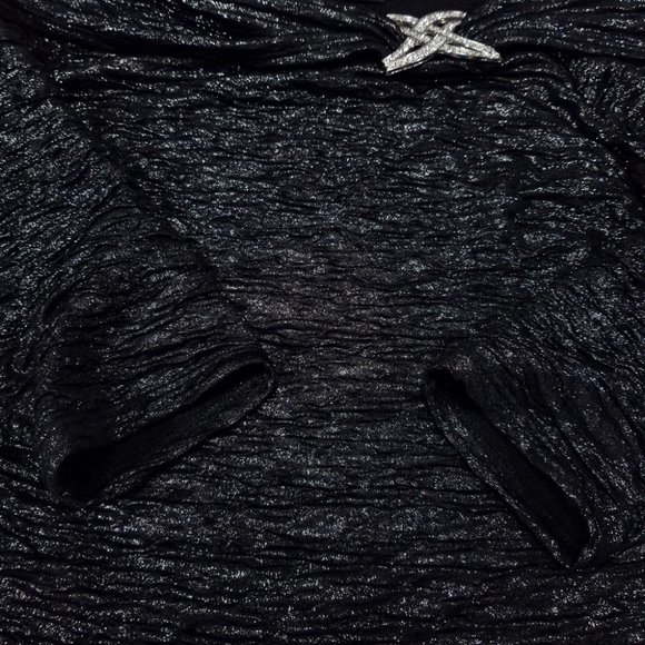 Frank Lyman 3/4-Sleeve Fancy & Cozy Shimmery Top - Picture 6 of 14